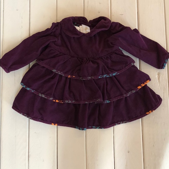 Strasburg plum colored dress/bloomers set - Picture 2 of 5